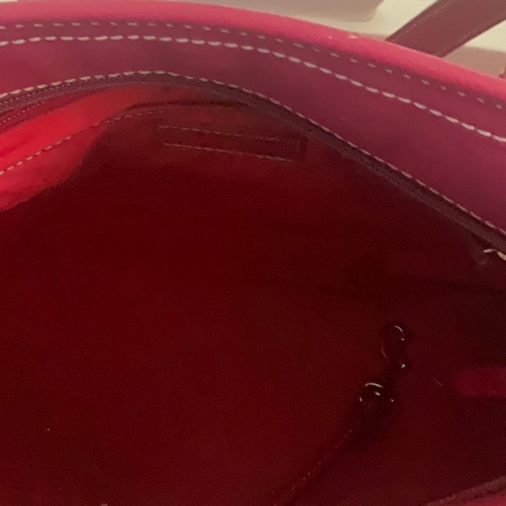 Dooney &BourkeElegant Pink Leather Tote Bag - Picture 5 of 7